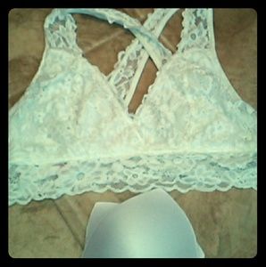 White bralette